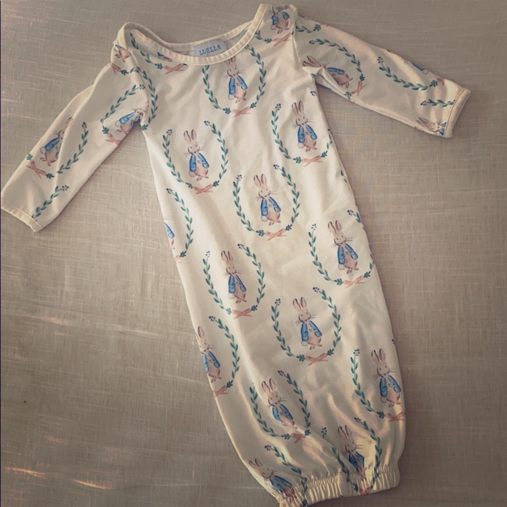 Luella Lane gender neutral Bunny Gown, 3m